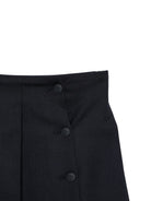Minigonna per bambina Emporio Armani Kids nera a pieghe con bottoni EG000877 AF26957 UB100 EMPORIO ARMANI KIDS 