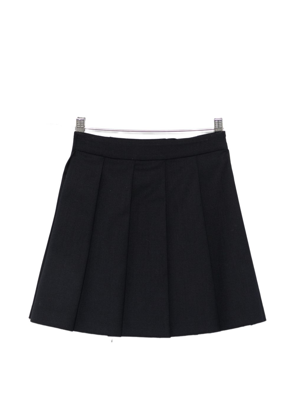 Minigonna per bambina Emporio Armani Kids nera a pieghe con bottoni EG000877 AF26957 UB100 EMPORIO ARMANI KIDS 