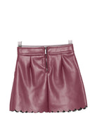 Gonna per bambina Emporio Armani Kids bordeaux in similpelle<BR/><BR/> EG000878 AF26369 UA343 EMPORIO ARMANI KIDS 