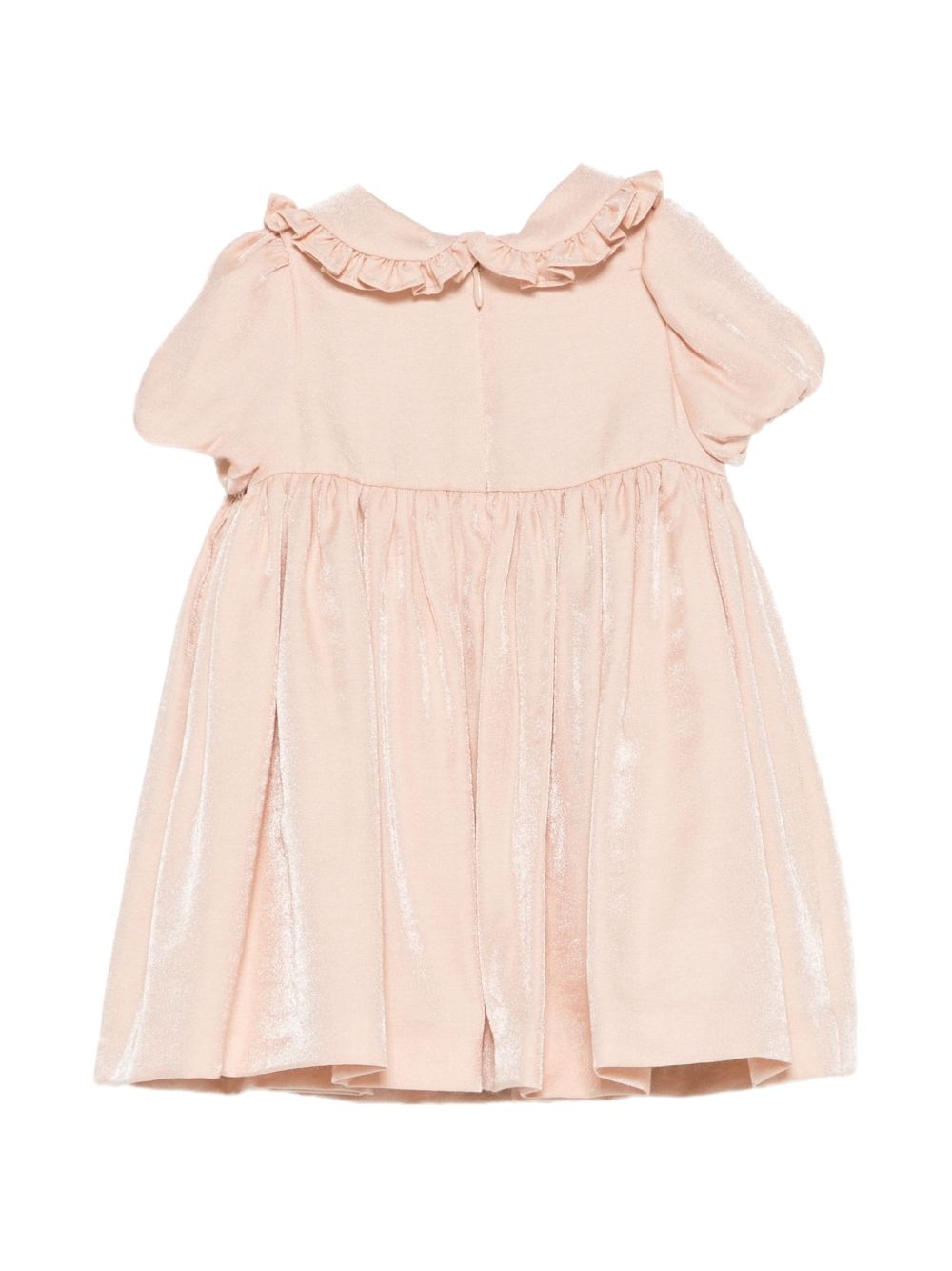 Abito per neonata Emporio Armani Kids rosa aricciata EG000879 AF26324 U4133 EMPORIO ARMANI KIDS 