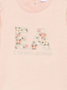 T-shirt per neonata Emporio Armani Kids rosa con stampa grafica EG000887 AF21820 U4133 EMPORIO ARMANI KIDS 