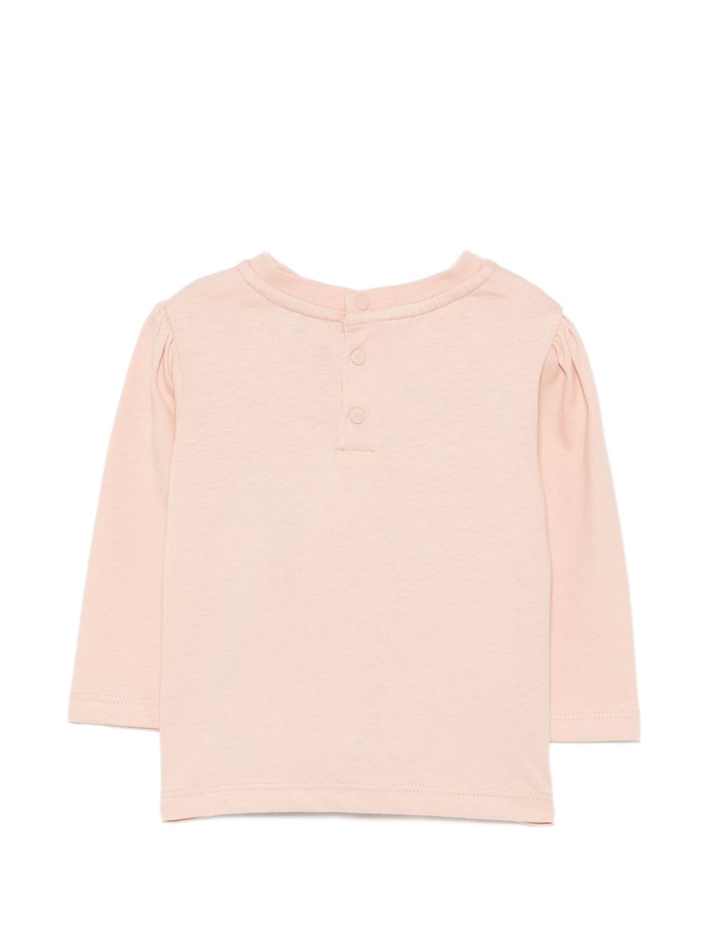 T-shirt per neonata Emporio Armani Kids rosa con stampa grafica EG000887 AF21820 U4133 EMPORIO ARMANI KIDS 