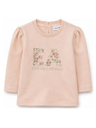 T-shirt per neonata Emporio Armani Kids rosa con stampa grafica EG000887 AF21820 U4133 EMPORIO ARMANI KIDS 