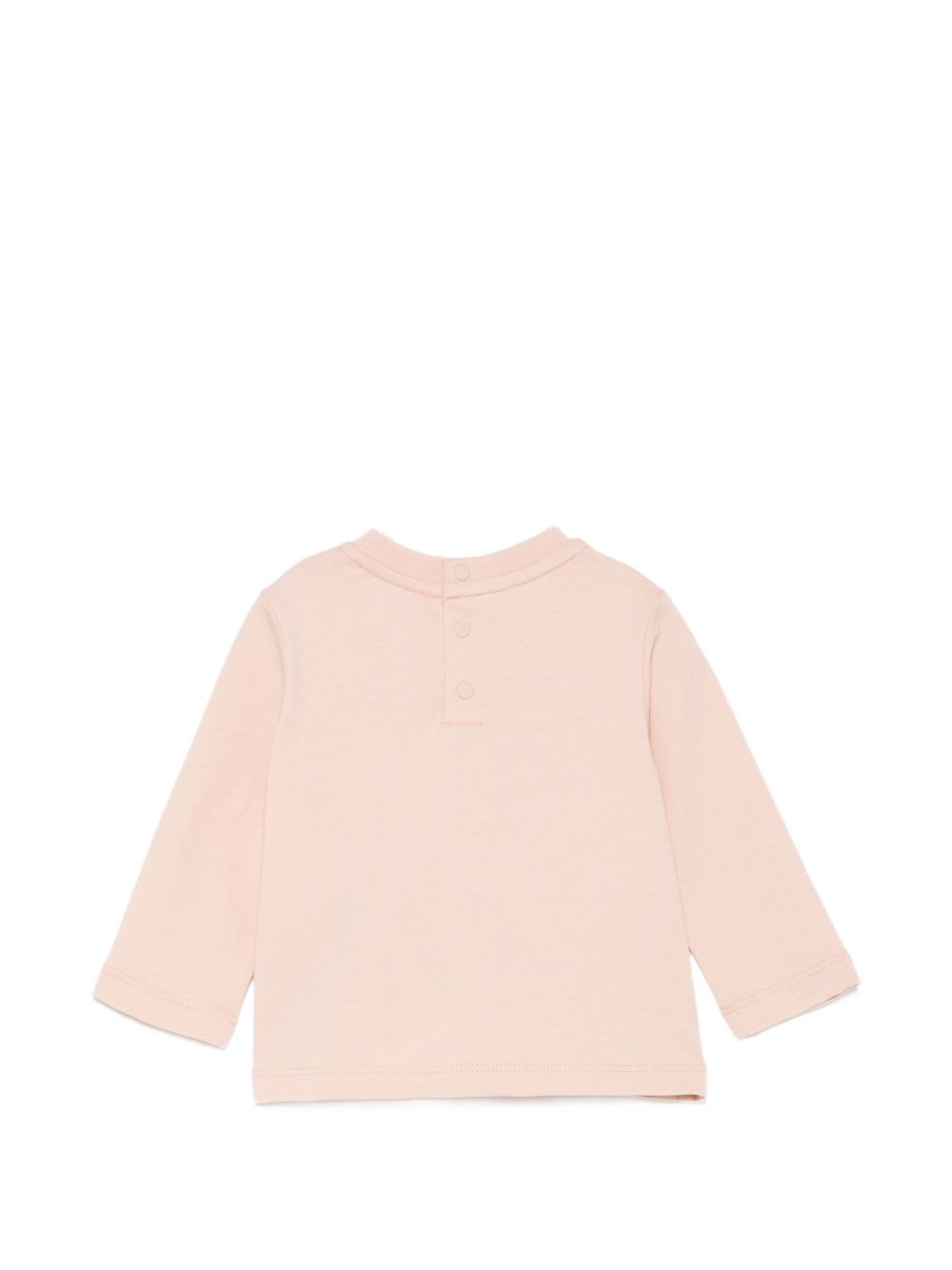 T-shirt per neonata Emporio Armani Kids rosa con stampa grafica sul davanti EG000890 AF16162 U4133 EMPORIO ARMANI KIDS 