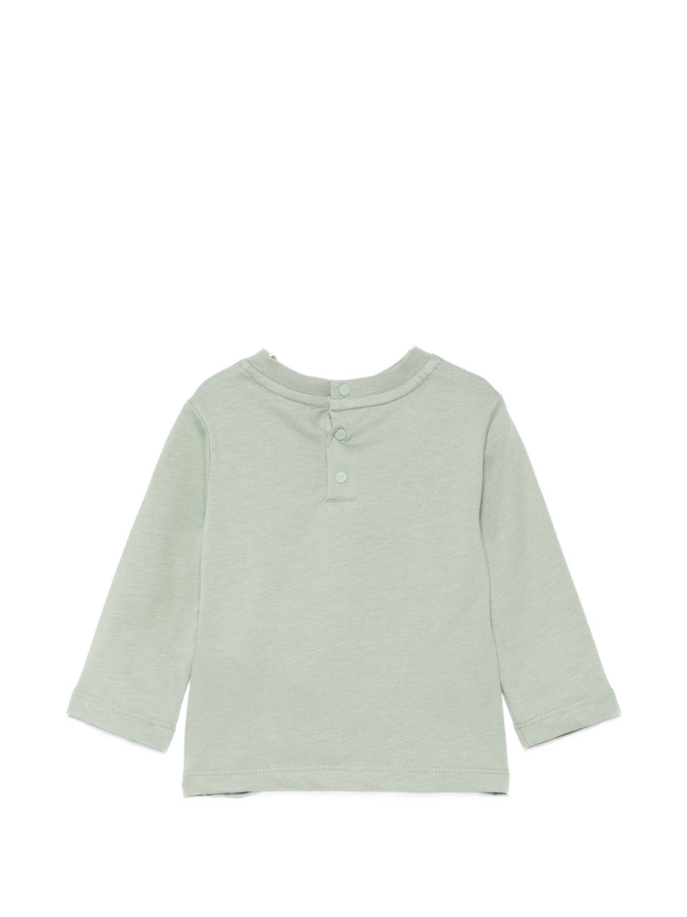 T-shirt per neonata Emporio Amrani Kids verde a maniche lunghe EG000890 AF16162 U9019 EMPORIO ARMANI KIDS 