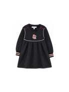 Abito per neonata Emporio Armani Kids blu con rifinitura a contrasto EG000901 AF10126 UB118 EMPORIO ARMANI KIDS 