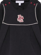 Abito per neonata Emporio Armani Kids blu con rifinitura a contrasto EG000901 AF10126 UB118 EMPORIO ARMANI KIDS 