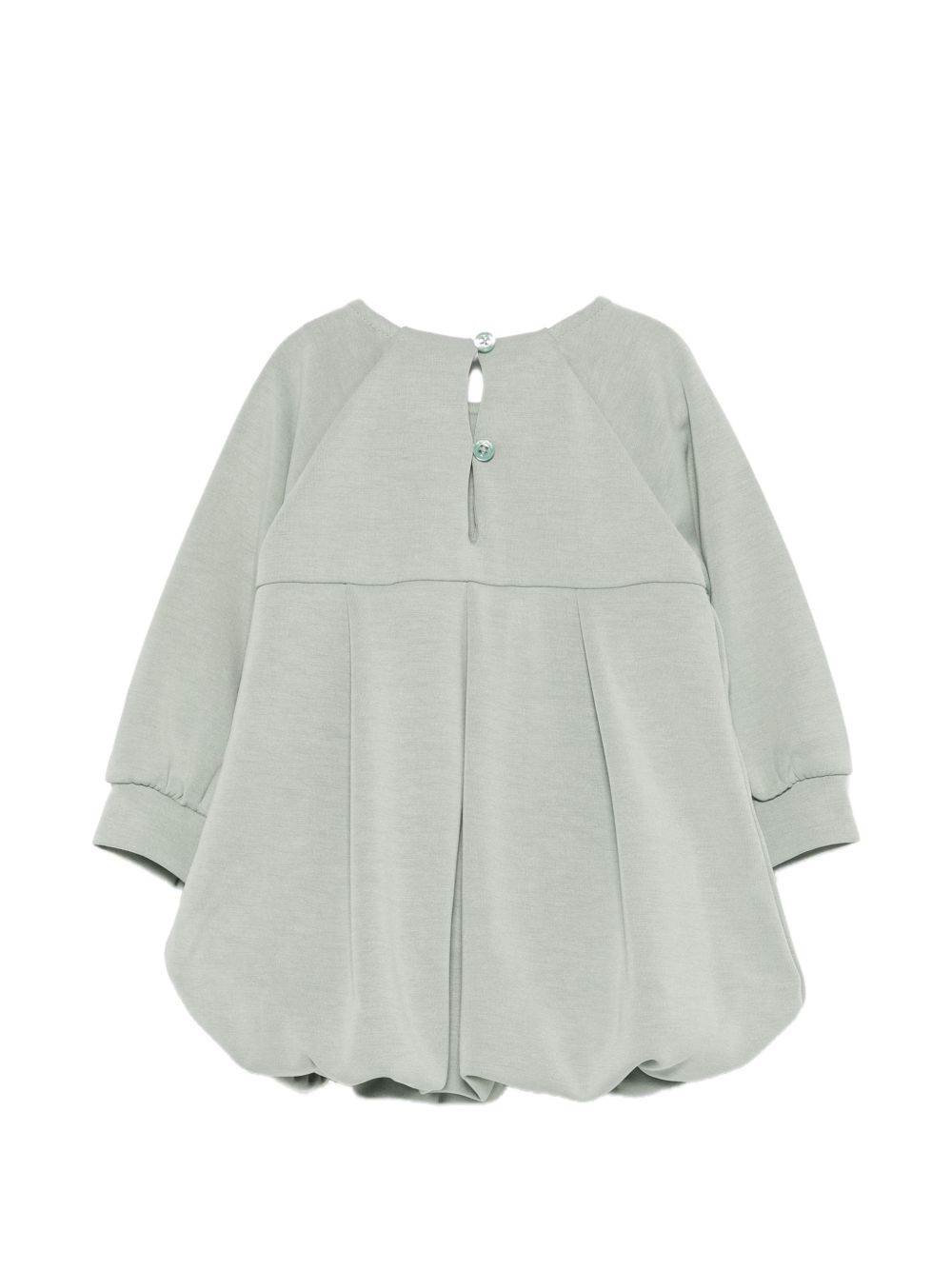 Abito per neonata Emporio Armani Kids verde salvia con stampa con logo EG000902 AF16133 U9019 EMPORIO ARMANI KIDS 
