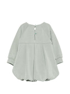 Abito per neonata Emporio Armani Kids verde salvia con stampa con logo EG000902 AF16133 U9019 EMPORIO ARMANI KIDS 