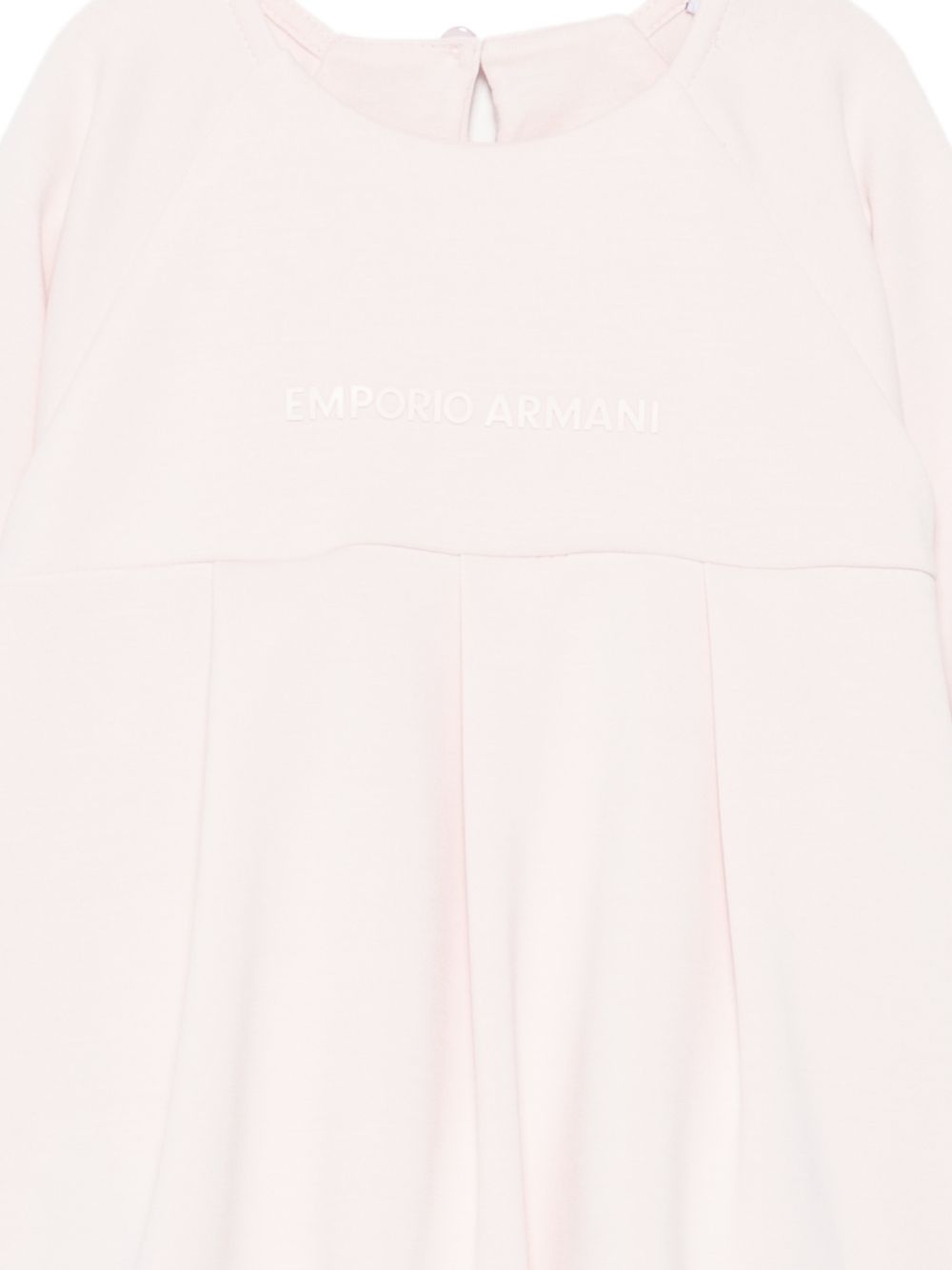 Abito per neonata Emporio Armani Kids rosa chiaro con stampa logo EG000902 AF16133 UA205 EMPORIO ARMANI KIDS 