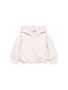 Felpa per neonata Emporio Armani Kids rosa con chiusura con zip EG000909 AF16133 UA205 EMPORIO ARMANI KIDS 