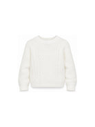 Maglione per bambina Emporio Armani Kids bianco in maglia a trecce EG000994 AF27578 U1009 EMPORIO ARMANI KIDS 
