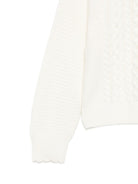 Maglione per bambina Emporio Armani Kids bianco in maglia a trecce EG000994 AF27578 U1009 EMPORIO ARMANI KIDS 