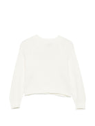 Maglione per bambina Emporio Armani Kids bianco in maglia a trecce EG000994 AF27578 U1009 EMPORIO ARMANI KIDS 
