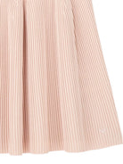 Abito per bambina Emporio Armani Kids rosa a coste con scollo rotondo EG000996 AF27580 U4133 EMPORIO ARMANI KIDS 