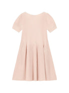 Abito per bambina Emporio Armani Kids rosa a coste con scollo rotondo EG000996 AF27580 U4133 EMPORIO ARMANI KIDS 