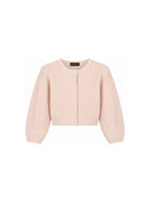 Cardigan per bambina Emporio Armani Kids rosa con maniche a palloncino EG000997 AF27580 U4133 EMPORIO ARMANI KIDS 