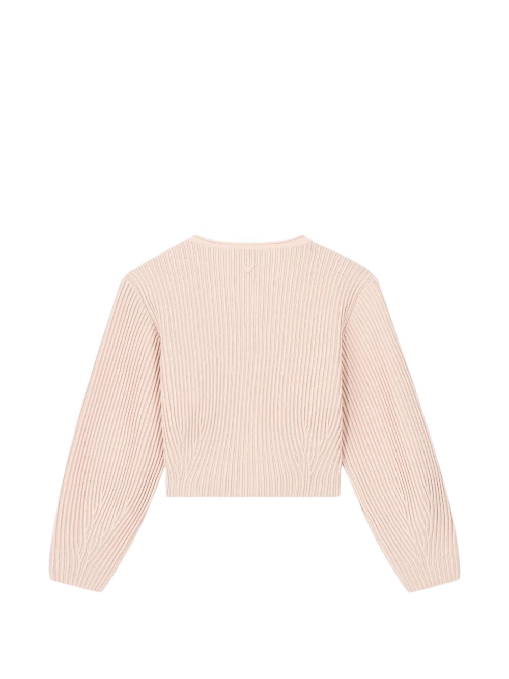Cardigan per bambina Emporio Armani Kids rosa con maniche a palloncino EG000997 AF27580 U4133 EMPORIO ARMANI KIDS 