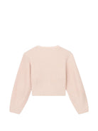 Cardigan per bambina Emporio Armani Kids rosa con maniche a palloncino EG000997 AF27580 U4133 EMPORIO ARMANI KIDS 
