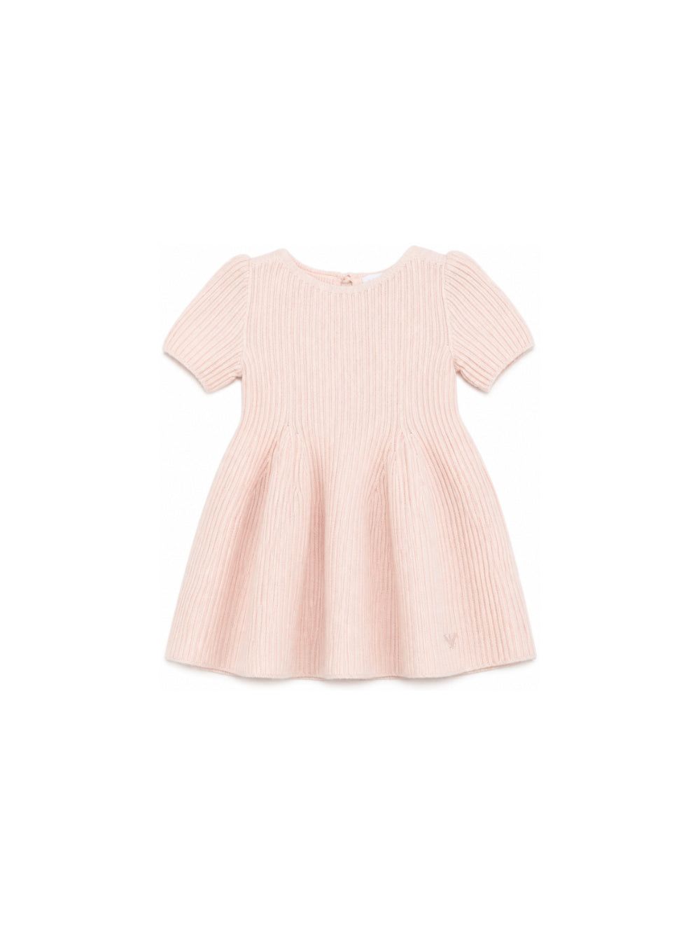 Abito per neonata Emporio Armani rosa con patch logo EG000998 AF27580 U4133 EMPORIO ARMANI KIDS 