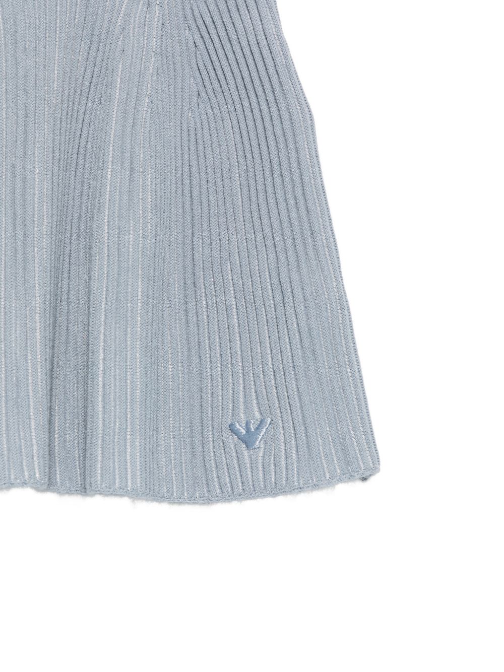 Abito per neonata Emporio Armani Kids azzurro a coste EG000998 AF27580 U8061 EMPORIO ARMANI KIDS 