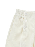 Shorts per bambina Ermanno Scervino Kids bianco con trama a coste Z1H408 8855 0001 ERMANNO SCERVINO KIDS 