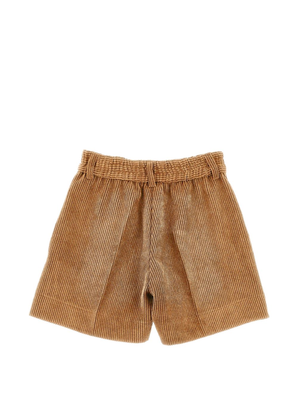 Shorts per bambina Ermanno Scervino Kids beige con trama a coste Z1H408 8855 0003 ERMANNO SCERVINO KIDS 