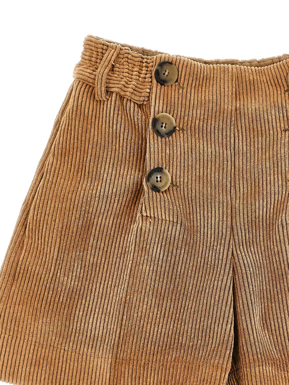 Shorts per bambina Ermanno Scervino Kids beige con trama a coste Z1H408 8855 0003 ERMANNO SCERVINO KIDS 