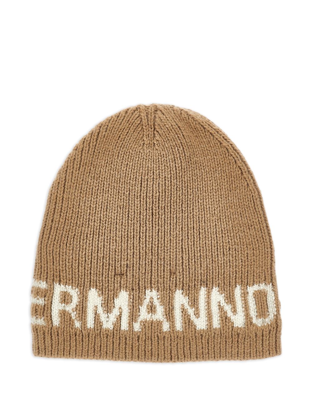 Cappello per bambina Ermanno Scervino Kids beige con logo ricamato sul davanti Z9H000 8711 0002 ERMANNO SCERVINO KIDS 