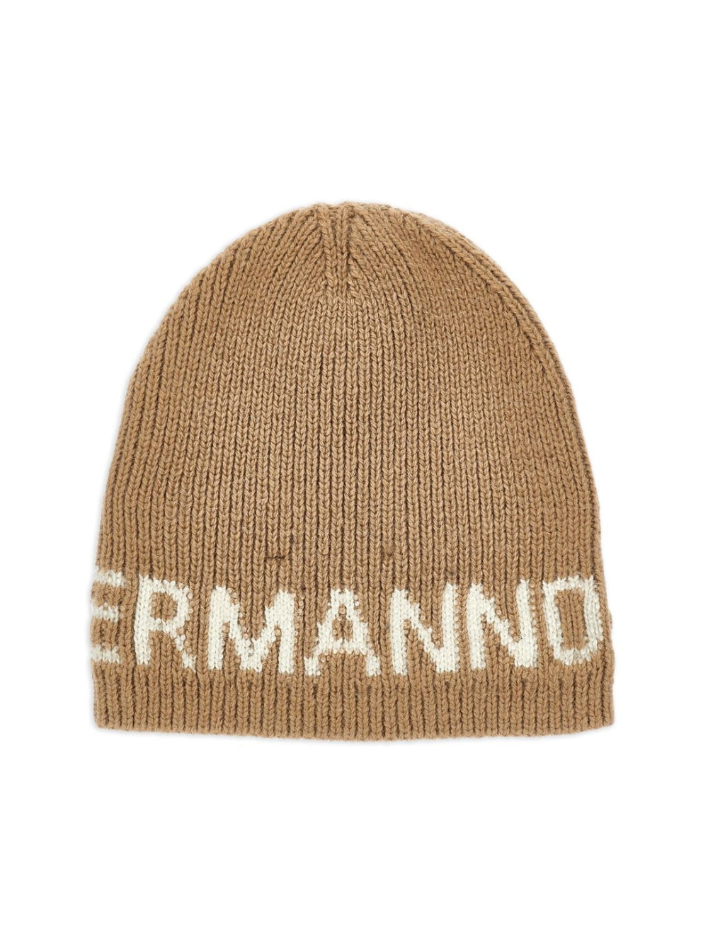Cappello per bambina Ermanno Scervino Kids beige con logo ricamato sul davanti Z9H000 8711 0002 ERMANNO SCERVINO KIDS 