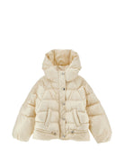 Giubbino per bambina Ermanno Scervino Kids bianco con finitura imbottita Z9H102CR 8092 0103 ERMANNO SCERVINO KIDS 