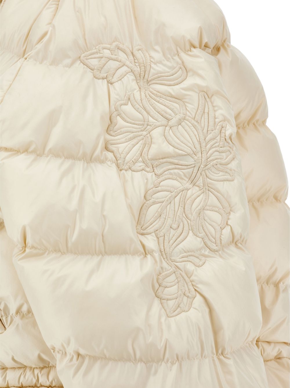 Giubbino per bambina Ermanno Scervino Kids bianco con finitura imbottita Z9H102CR 8092 0103 ERMANNO SCERVINO KIDS 