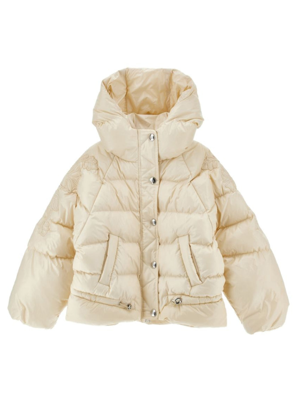 Giubbino per bambina Ermanno Scervino Kids bianco con finitura imbottita Z9H102CR 8092 0103 ERMANNO SCERVINO KIDS 