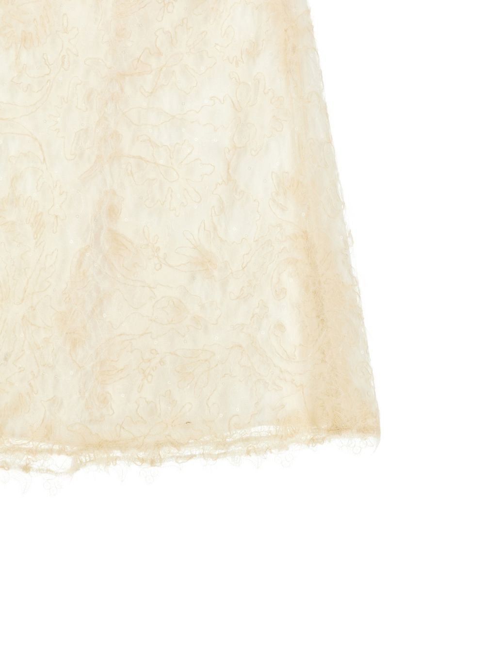 Gonna per bambina Ermanno Scervino Kids bianca con pizzo a fiori Z9H702 8098 0002 ERMANNO SCERVINO KIDS 