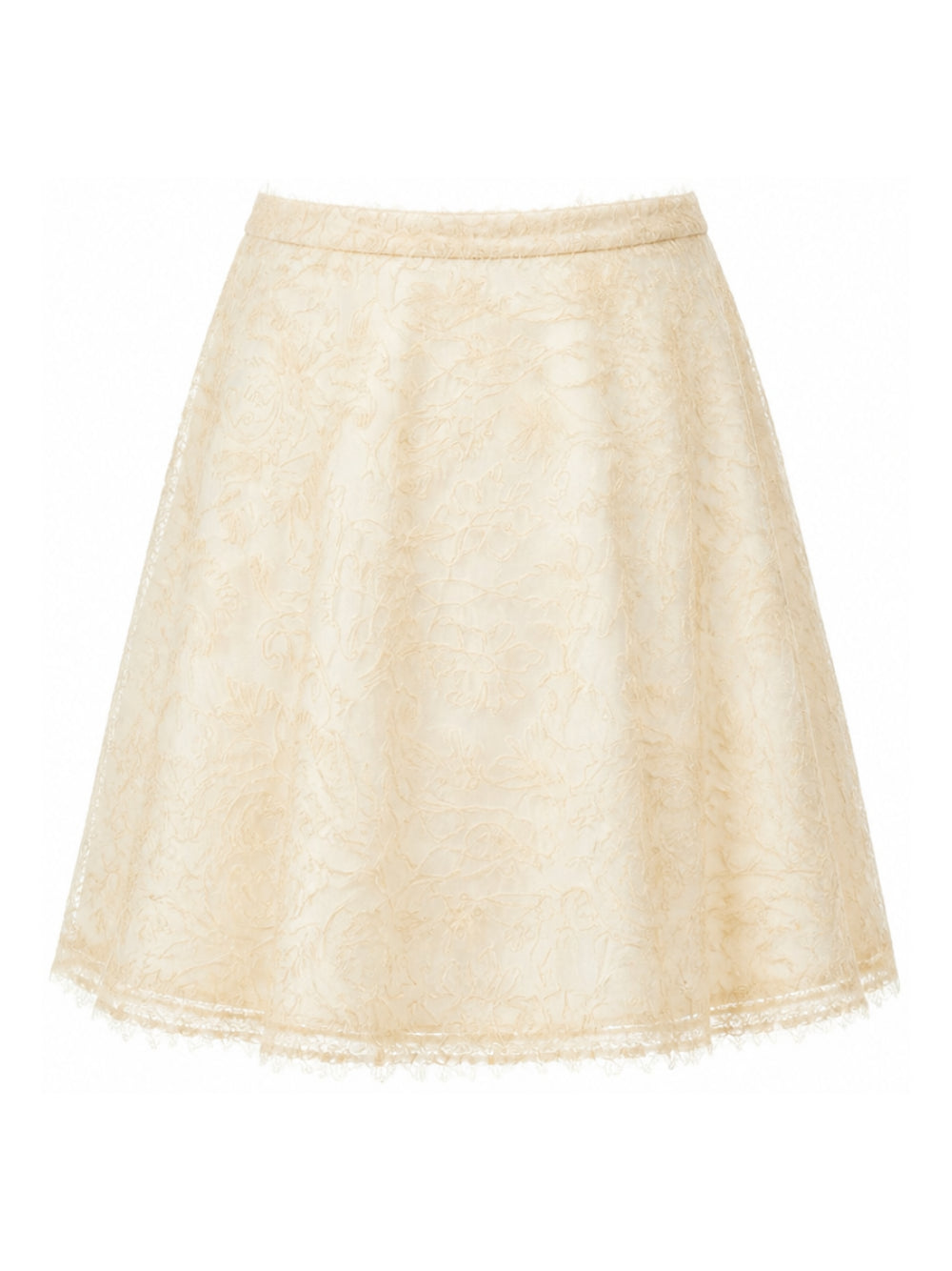 Gonna per bambina Ermanno Scervino Kids bianca con pizzo a fiori Z9H702 8098 0002 ERMANNO SCERVINO KIDS 