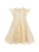Abito per bambina Ermanno Scervino Kids bianco con trama in pizzo Z9H900 8098 0002 ERMANNO SCERVINO KIDS 