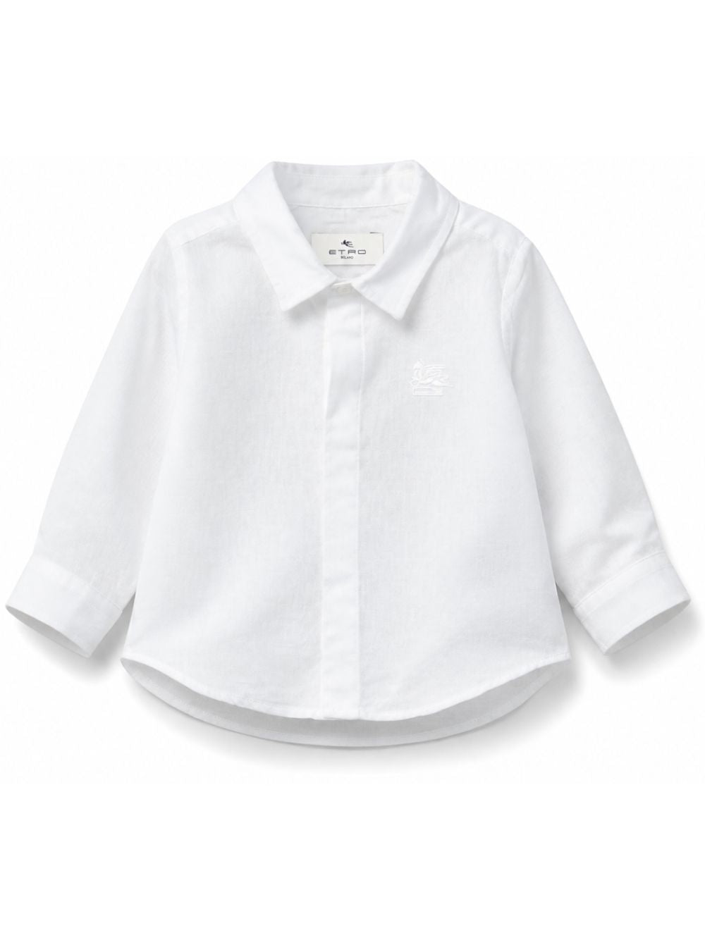 Camicia per neonato Etro Kids bianca con colletto classico GW5500 P0472 100 ETRO KIDS 