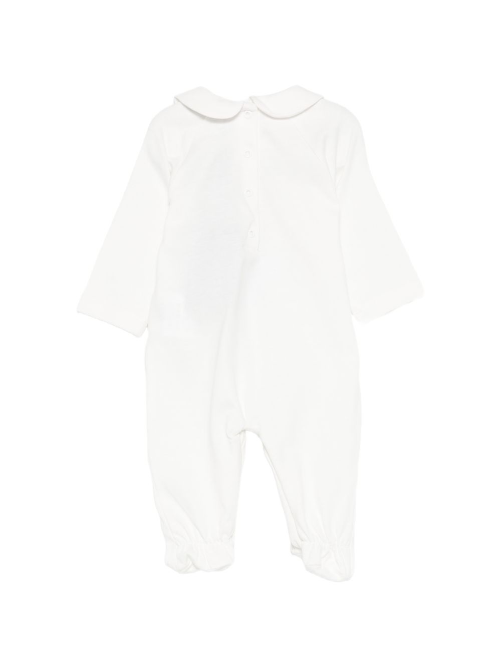 Set tutina, bavaglino e cappellino per neonata ETRO KIDS bianchi con stampa Pegaso (set 3 pezzi) GYB540 Z3672 102RS ETRO KIDS 