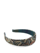 Cerchietto per capelli per bambina Etro Kids verde con stampa grafica all-over GZ0A14 P0632 719BL ETRO KIDS 