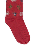 Calzini per bambino Etro Kids rosso con motivo Pegaso GZ0A40 Z0553 303MC ETRO KIDS 
