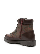 Stivali per bambino Etro Kids marroni con stampa paisley all-over GZ0P86 B0082 999 ETRO KIDS 