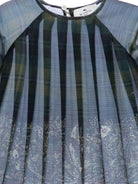 Abito per neonata Etro Kids blu plissettato con stampa floreale GZ1021 K0307 719BL ETRO KIDS 
