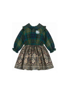 Abito per neonata Etro Kids verde con stampa paisley GZ1050 P0632 719BL ETRO KIDS 