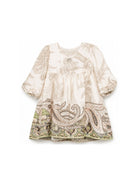 Abito per neonata Etro Kids beige con stampa paisley GZ1090 K0323 102BG ETRO KIDS 