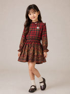 Abito per bambina Etro Kids rosso con stampa paisley GZ1A60 P0632 418MC ETRO KIDS 