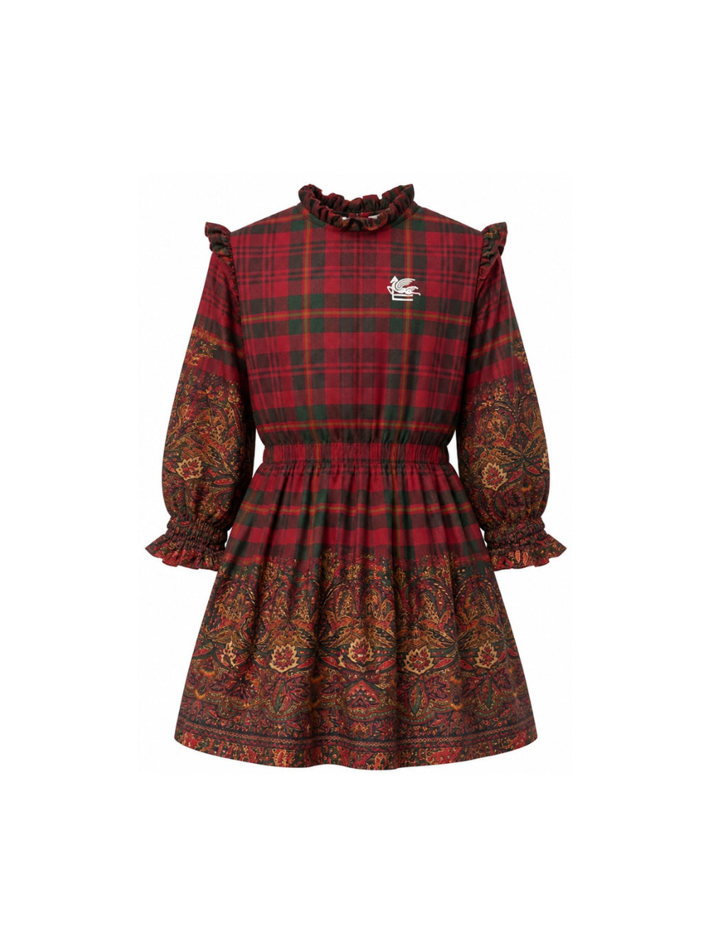 Abito per bambina Etro Kids rosso con stampa paisley GZ1A60 P0632 418MC ETRO KIDS 