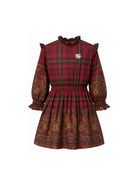 Abito per bambina Etro Kids rosso con stampa paisley GZ1A60 P0632 418MC ETRO KIDS 