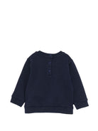 Felpa per neonato Etro Kids blu con motivo Pegaso GZ4300 Z3183 617 ETRO KIDS 