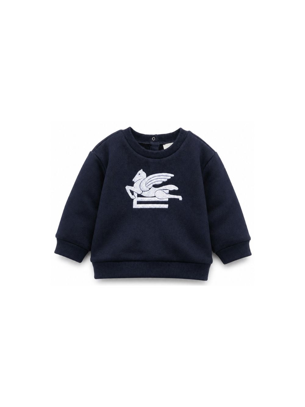 Felpa per neonato Etro Kids blu con motivo Pegaso GZ4300 Z3183 617 ETRO KIDS 