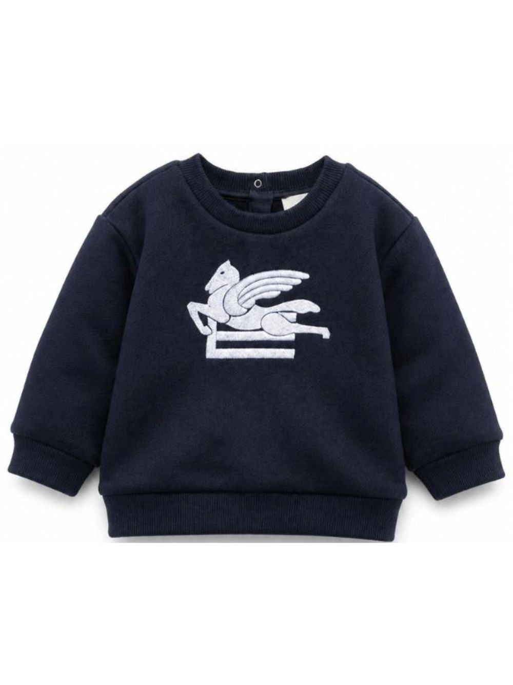 Felpa per neonato Etro Kids blu con motivo Pegaso GZ4300 Z3183 617 ETRO KIDS 